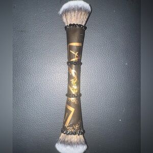 Brown Double-Ended Makeup Brush